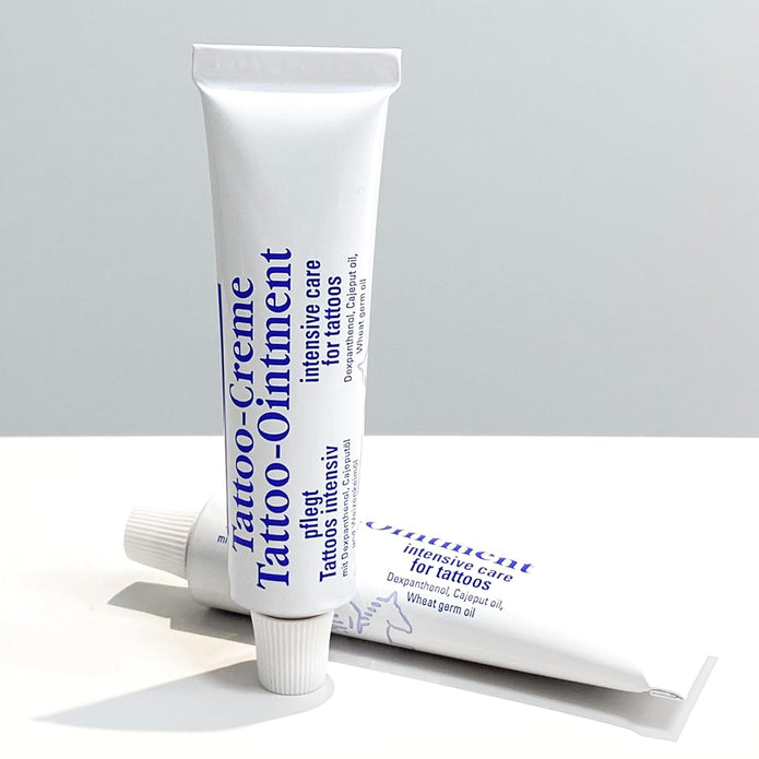 Pegasus Pro Tattoo-Creme 2Er-Set, Tägliche Pflege & Aftercare, Feuchtigkeitsspendend Mit Cajeputöl, Je 25Ml - Optimaler Tattooschutz, Made in Germany
