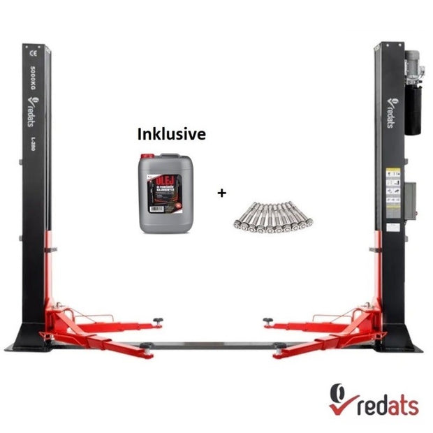 2 Säulen Kfz Hebebühne 5000Kg 380V Automatisch - All Inclusive - REDATS