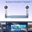 Eary Dual-Position Car Screen Phone Holder Metal Bracket 360° Adjustable Stand Fit for Tesla Model 3 Y Highland Car Accessories