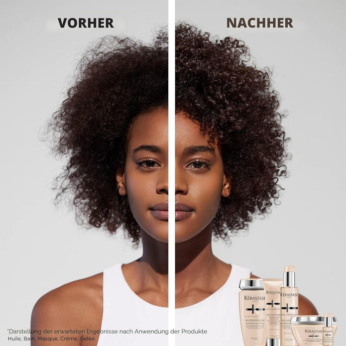 Kérastase | Haarmaske Für Krauses Und Lockiges Haar, Gegen Haarbruch Und Frizz, Masque Beurre Haute Nutrition, Curl Manifesto, 200 Ml