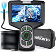 Endoskopkamera Mit Licht 20M, 5-Zoll-Ips- Bildschirm DREI Linsen Endoskop, IP68 Wasserdicht Rohrkamera, 8Mm Schlangenkamera, 1080P HD Digital Inspektionskamera, 32GB (Abnehmbares Kabel)