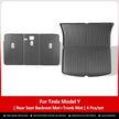for Tesla Model Y Rear Seat Backrest Protective Pad Trunk Mat Anti-Kick Pad Car Interior Accessories 2021-2024
