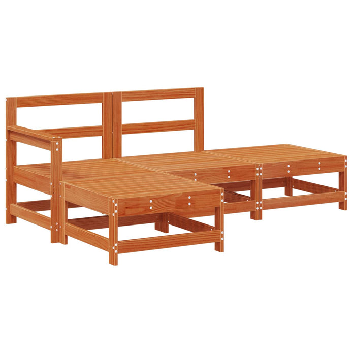 Garten Lounge Set Sitzgruppe Sofagarnitur Terrasse Gartenmöbel 4-Tlg. Vidaxl