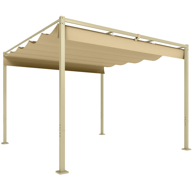 Pergola Ca. 3X3M Garten Pavillon, Terrassendachu
