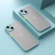 Shockproof Armor Matte Case for Iphone 16 15 14 plus 13 11 12 Pro Max Luxury Silicone Bumper Clear Hard PC Back Cover Capa