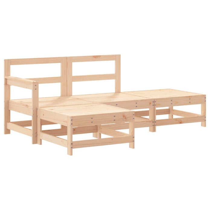 Garten Lounge Set Sitzgruppe Sofagarnitur Terrasse Gartenmöbel 4-Tlg. Vidaxl