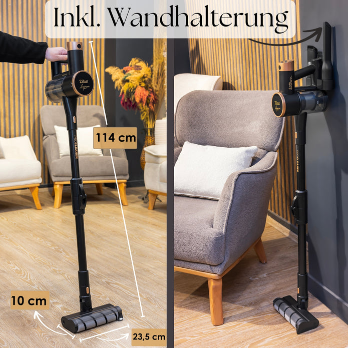 Akku Staubsauger 3In1 Kabelloser Handsauger Bodenstaubsaug