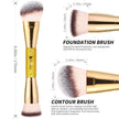 Ducare Foundation Pinsel - Kontur Bronzer Makeup Pinsel Make up Pinsel Beidseitig Für Blending Liquid Powder Concealer Creme Kosmetik Blush Buffe