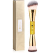 Ducare Foundation Pinsel - Kontur Bronzer Makeup Pinsel Make up Pinsel Beidseitig Für Blending Liquid Powder Concealer Creme Kosmetik Blush Buffe