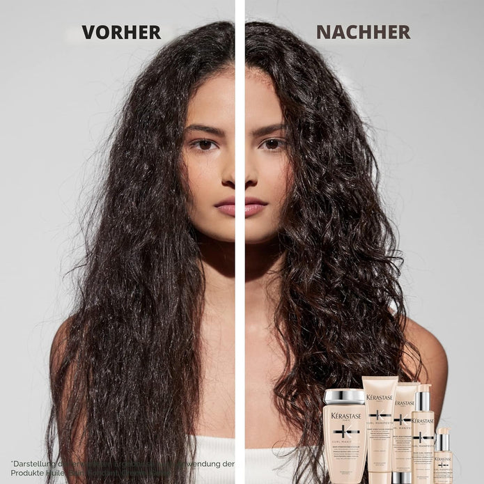 Kérastase | Haarmaske Für Krauses Und Lockiges Haar, Gegen Haarbruch Und Frizz, Masque Beurre Haute Nutrition, Curl Manifesto, 200 Ml