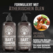 Viking Revolution Bart Shampoo & Conditioner Set - Erweicht, Glättet & Stärkt Den Bartwuchs - Natürlicher Pfefferminz- & Eukalyptusduft - Geschenke Für Männer - 2 X 500 Ml
