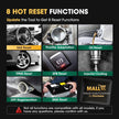 LAUNCH CRP129X OBD2 Diagnose Android,4 Systemdiagnosen Mit Öl-Reset,Epb / SAS / TPMS Und Gasannahme,Autovin Für Kleine Läden Und Heimwerker (Upgrade Von CRP129)