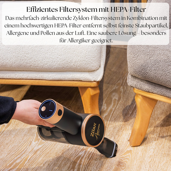 Akku Staubsauger 3In1 Kabelloser Handsauger Bodenstaubsaug