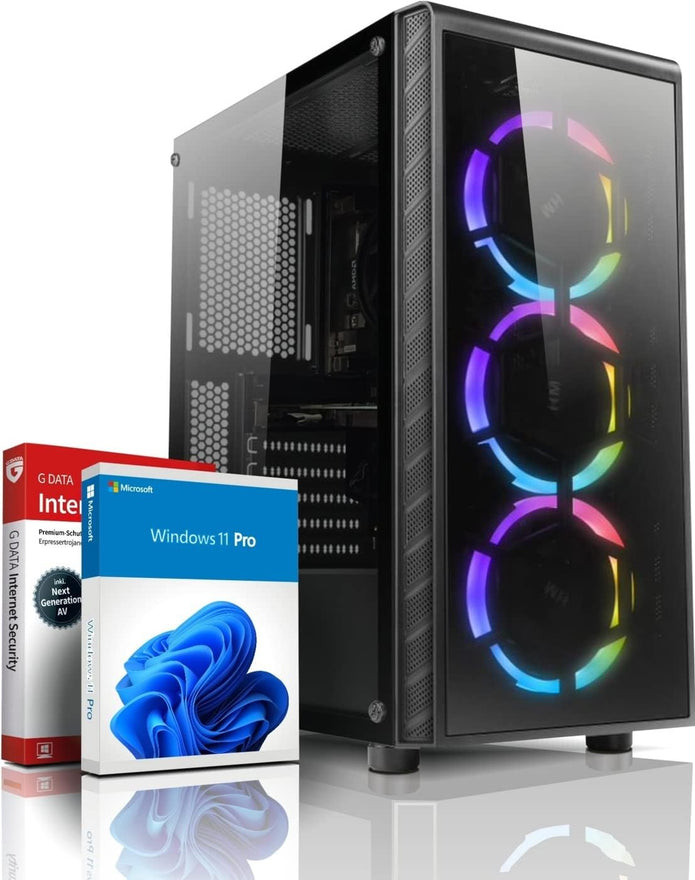 High End Gaming PC AMD Ryzen 9 3900 24 Threads 4.30Ghz - Geforce RTX 5060 8 GB - 32 GB DDR4-1 TB SSD - Windows 11 - WLAN - Gamer PC Computer Rechner - #8148