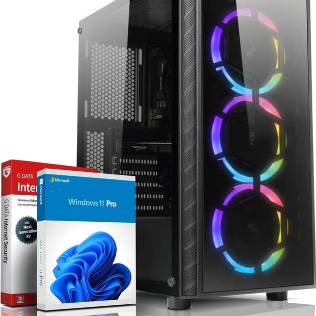 High End Gaming PC AMD Ryzen 9 3900 24 Threads 4.30Ghz - Geforce RTX 5060 8 GB - 32 GB DDR4-1 TB SSD - Windows 11 - WLAN - Gamer PC Computer Rechner - #8148