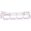 TV Schrank Mit Led-Leuchten Lowboard Fernsehschrank Mehrere Auswahl Vidaxl