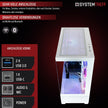 SYSTEMTREFF Basic Gaming PC Weiß AMD Ryzen 5 5500 6X4.2Ghz | Nvidia RTX 3050 6GB DX12 | 512GB M.2 Nvme | 16GB DDR4 RAM | WLAN Desktop Computer Rechner Für Gamer, Zocker & Streamer
