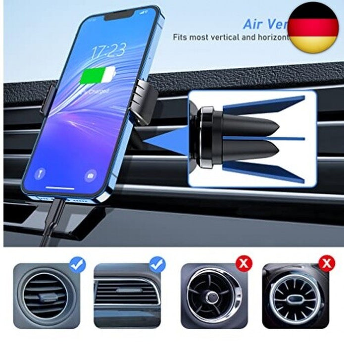 Blukar Handyhalterung Auto, Auto Vent Halterung, Universal 360° Drehbare KFZ